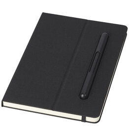DéBlé Skribo notitieboek en balpen set 107873 bedrukt met logo