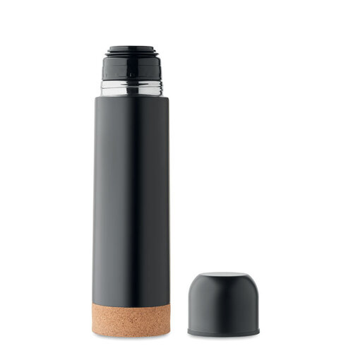 DeBle Dubbelwandige Gerecyclede RVS Thermosfles 500 ml MO2228 bedrukken met logo
