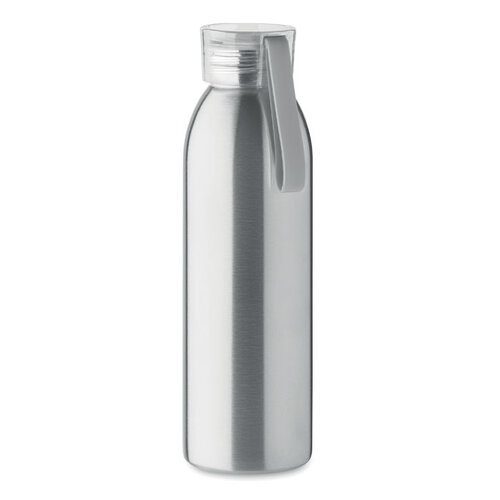 DeBle roestvrijstalen drinkfles 650 ml MO2241 met siliconen hanger bedrukt met logo