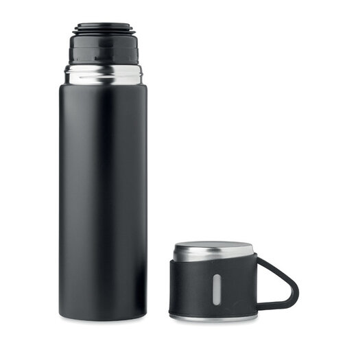 DeBle Tonia Dubbelwandige Thermosfles met Beker 420 ml MO2117 bedrukken met logo