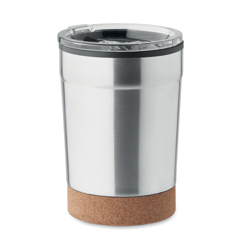 DéBlé thermosbeker met kurk 300 ml MO2187 bedrukt met logo