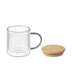 MO2200 Dubbelwandige mok borosilicaat FARBI