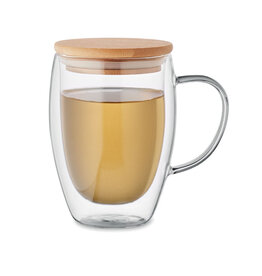 Koffietassen bedrukken Dubbelwandige mok borosilicaat (MO2199)
