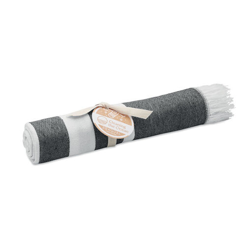 SEAQUAL® hamamdoek 100x170 cm bedrukken met logo DeBle