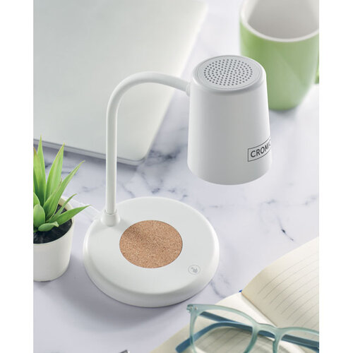 Lamp met oplader en speaker  (MO2124) met logo