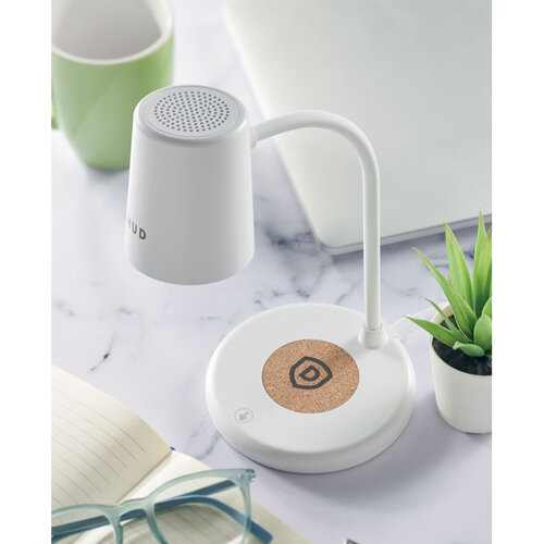Lamp met oplader en speaker  (MO2124) met logo