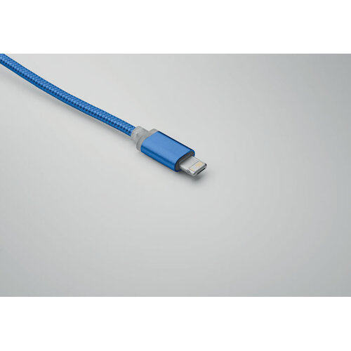 4 in 1 oplaadkabel type C BLUE (MO2141) met logo