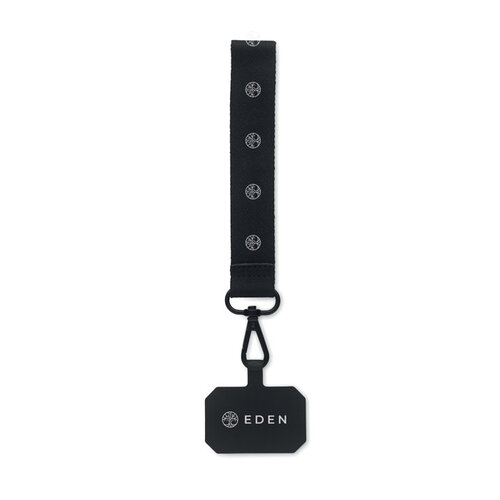 Polsband met telefoonhouder CELESTE (MO2122) met logo