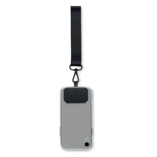 Polsband met telefoonhouder CELESTE (MO2122) met logo