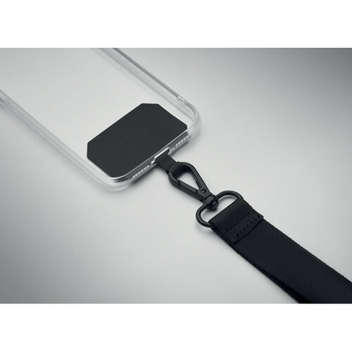 Polsband met telefoonhouder CELESTE (MO2122) met logo
