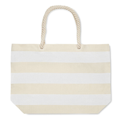 HEAVEN STRIPE katoenen strandtas bedrukken met logo DeBle