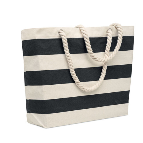HEAVEN STRIPE katoenen strandtas bedrukken met logo DeBle