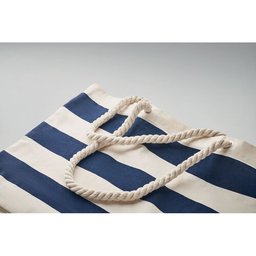 HEAVEN STRIPE katoenen strandtas bedrukken met logo DeBle