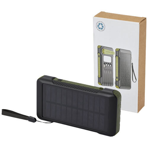 DeBle Soldy RCS Powerbank 10000 mAh met Zonnedynamo 12434664 bedrukken met logo