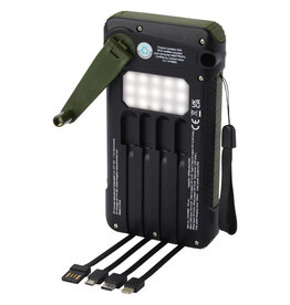 DeBle Soldy RCS Powerbank 10000 mAh met Zonnedynamo 12434664 bedrukken met logo