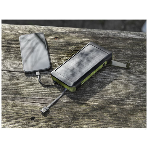 DeBle Soldy RCS Powerbank 10000 mAh met Zonnedynamo 12434664 bedrukken met logo