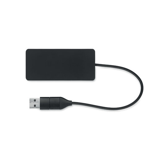 Aluminium USB hub 3 poorten MO2142 HUB-C Aluminium USB hub 3 poorten MO2142 HUB-C
