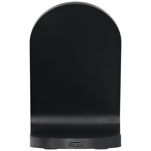 Loop draadloos dual coil laadstation van 15 W van RCS gerecycled plastic - 124340 Loop draadloos dual coil laadstation van 15 W van RCS gerecycled plastic - 124340