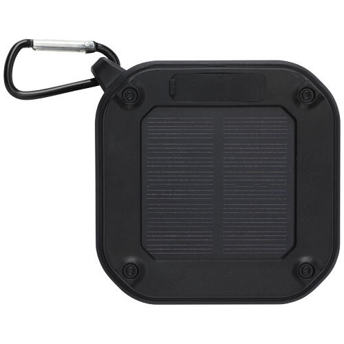Solo IPX5 Bluetooth speaker op zonne energie met logo bedrukken DeBle