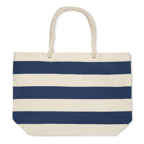 HEAVEN STRIPE katoenen strandtas bedrukken met logo DeBle