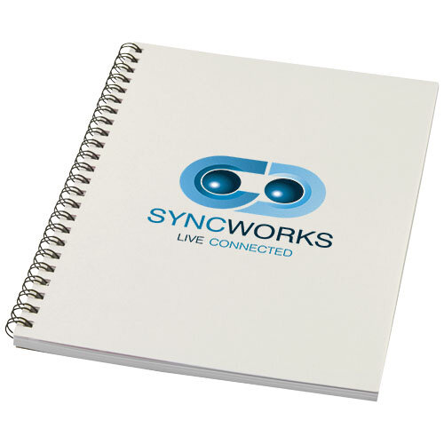 DeBle Desk-Mate A5 kleuren spiraal notitieboek bedrukken met logo