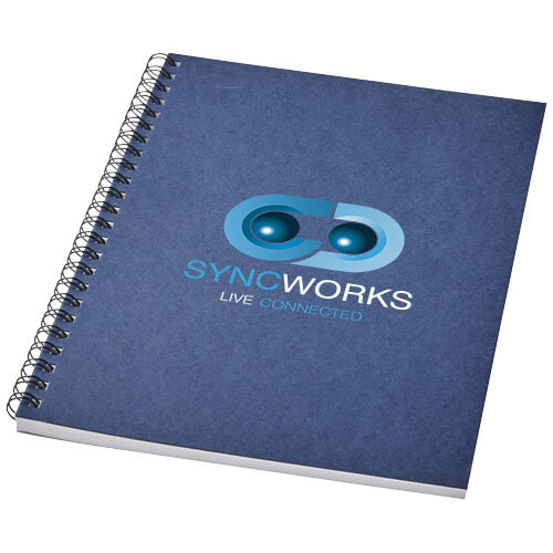 DeBle Desk-Mate A5 kleuren spiraal notitieboek bedrukken met logo