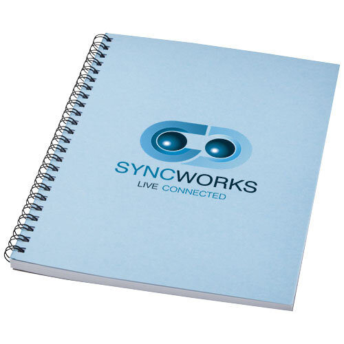 DeBle Desk-Mate A5 kleuren spiraal notitieboek bedrukken met logo