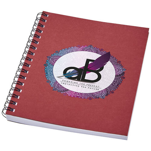 DeBle Desk-Mate A6 kleuren spiraal notitieboek bedrukken met logo