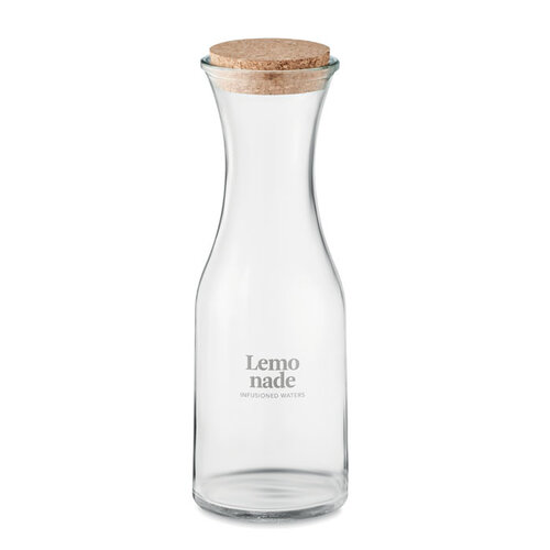 Karaf van gerecycled glas 1L Picca (MO6655) met logo