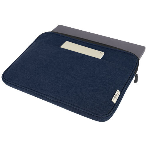 Joey gerecyclede canvas laptophoes, 2 l bedrukken met logo