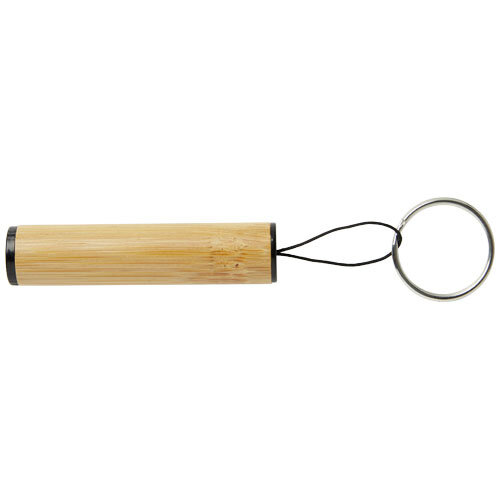 Cane bamboe sleutelhanger met lampje 104567