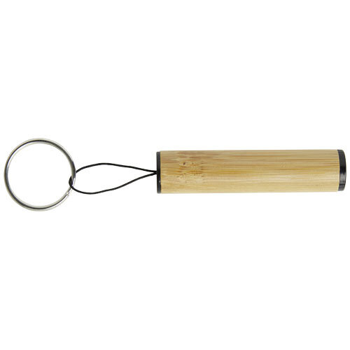 Cane bamboe sleutelhanger met lampje 104567