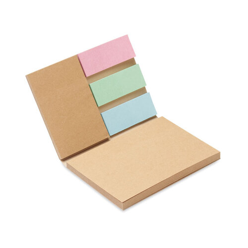 Gerecycled Papieren Memoblok MO6912 met logo DeBle