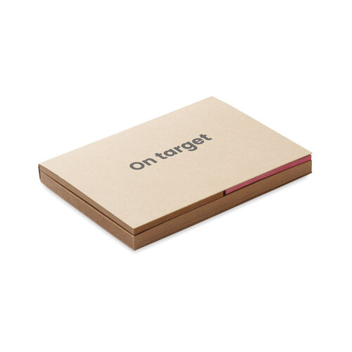 Gerecycled Papieren Memoblok MO6912 met logo DeBle