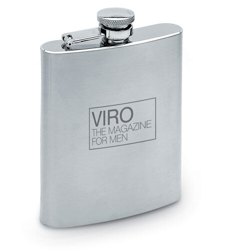 Heupfles 200 ml Slimmy flask (KC4703) met logo
