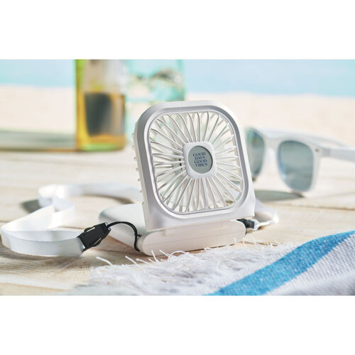 Ventilator voor onderweg of bureau STANDFAN (MO2123) met logo