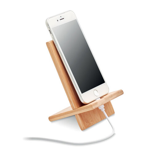 Whippy Bamboe telefoonhouder (MO9944) met logo