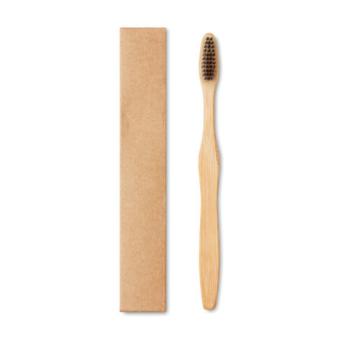 Dentobrush Bamboe tandenborstel (MO9877) met logo