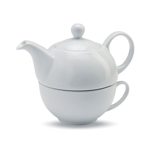 Tea time Theepot met kopje  (MO7343) met logo