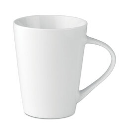 Rome witte porseleinen mok 250 ml MO9078 met logo