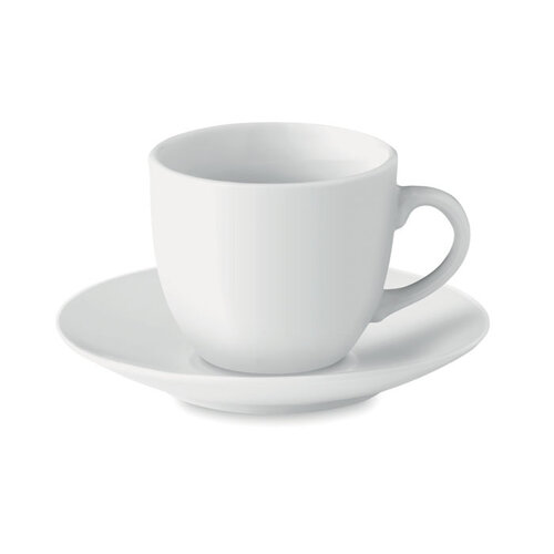Espresso Kop en schotel 80 ml (MO9634) met logo