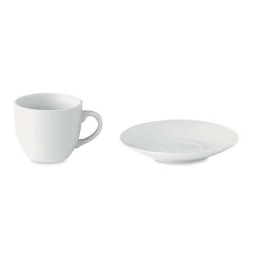Espresso Kop en schotel 80 ml (MO9634) met logo