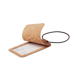 Ovalis Bagagelabel van kurk  (MO6556)