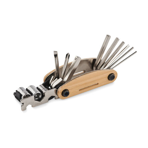 Zakformaat bamboe multi-tool  (MO2139) met logo