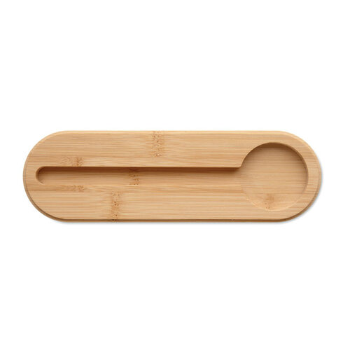 RPET vilten etui met deksel MILE (MO2114) met logo