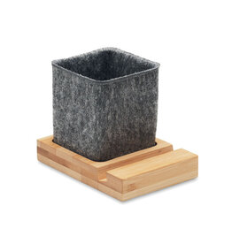 MO2115 RPET vilt pen- en telefoonhouder OROSTAN