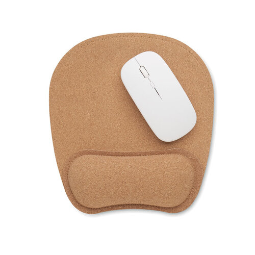 Ergonomische muismat van kurk MARBO (MO2113) met logo