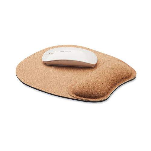 Ergonomische muismat van kurk MARBO (MO2113) met logo
