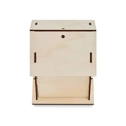 DIY houten vogelhuisje PAINTHOUSE (MO2130) met logo