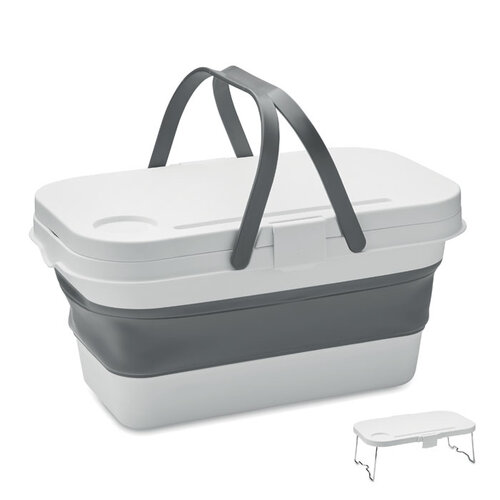 Opvouwbare picknickmand CESTA (MO2227) met logo